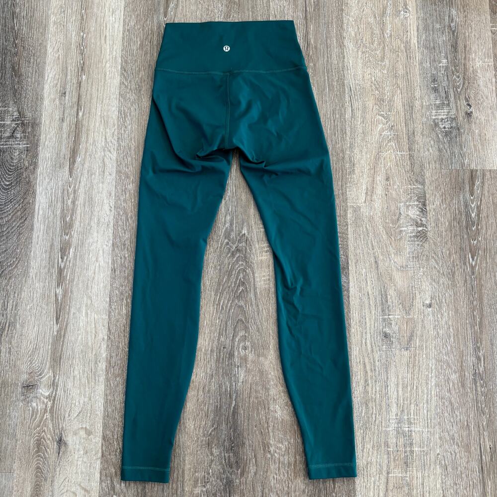 Lululemon Wunder Under High-Rise Tight 28" *Nulux Emerald - Size: 4 - Picture 4 of 9
